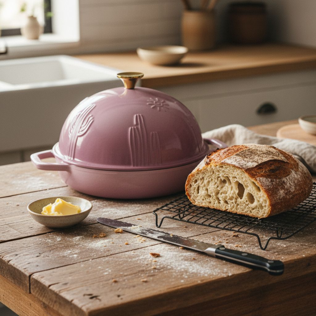 Enamelled Cast Iron Bread Oven for Sourdough