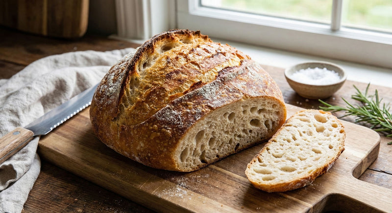 Beginner’s No-Knead Sourdough Bread