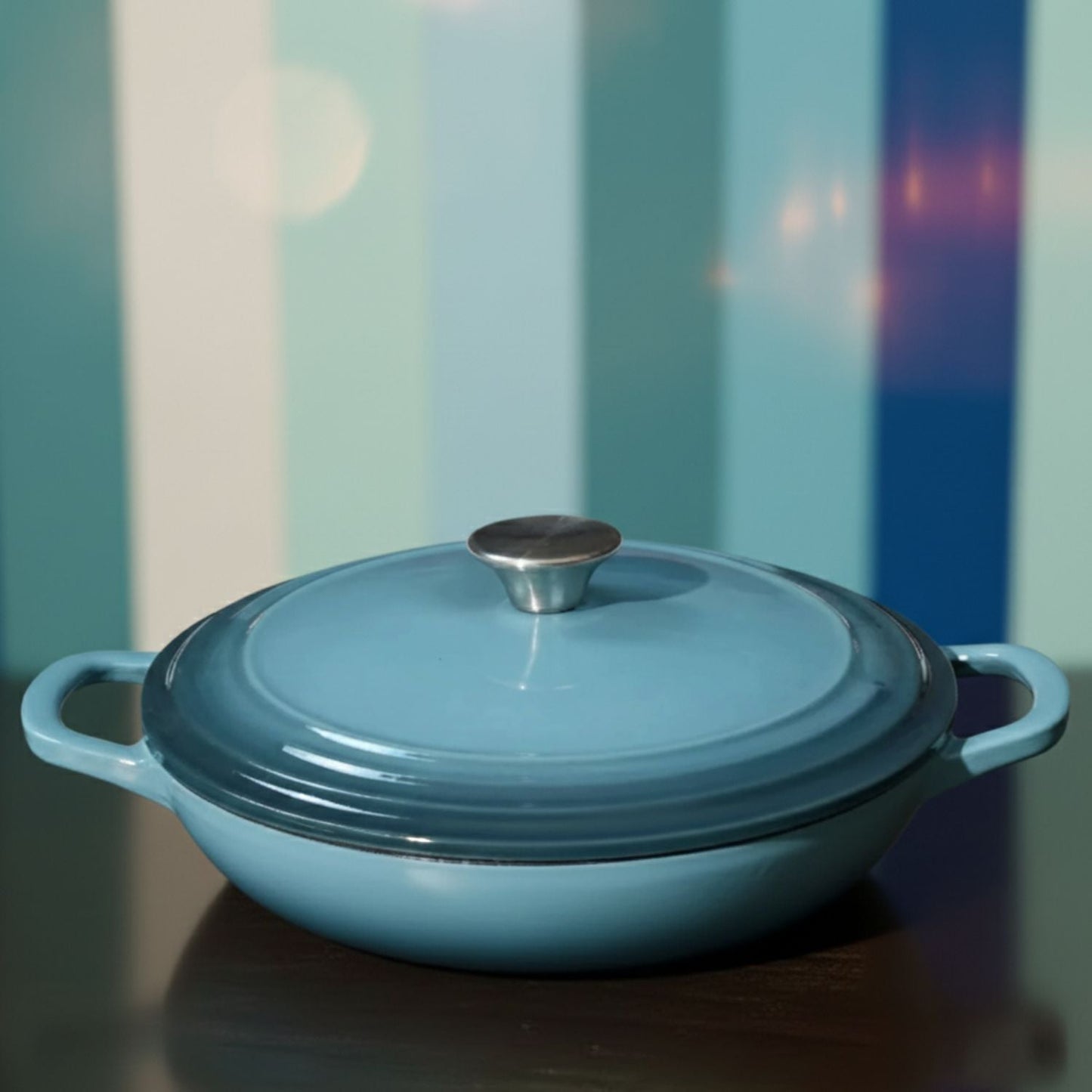 Enamelled Cast Iron Casserole Dish