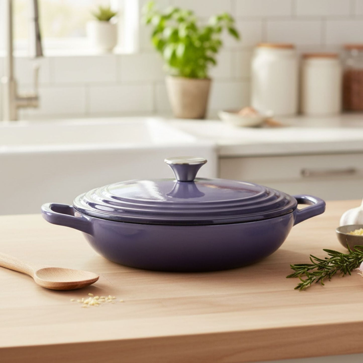 Enamelled Cast Iron Casserole Dish