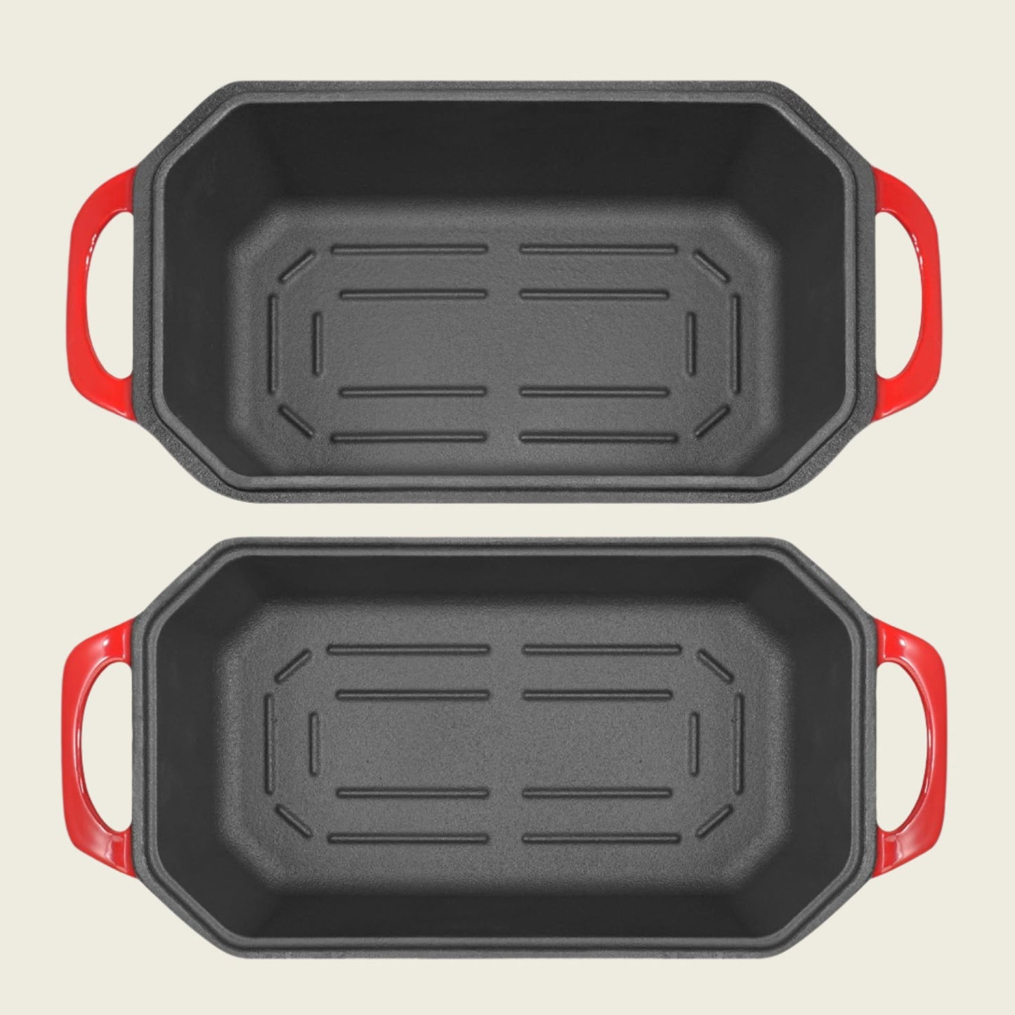 Enamelled Cast Iron Loaf Pan Set