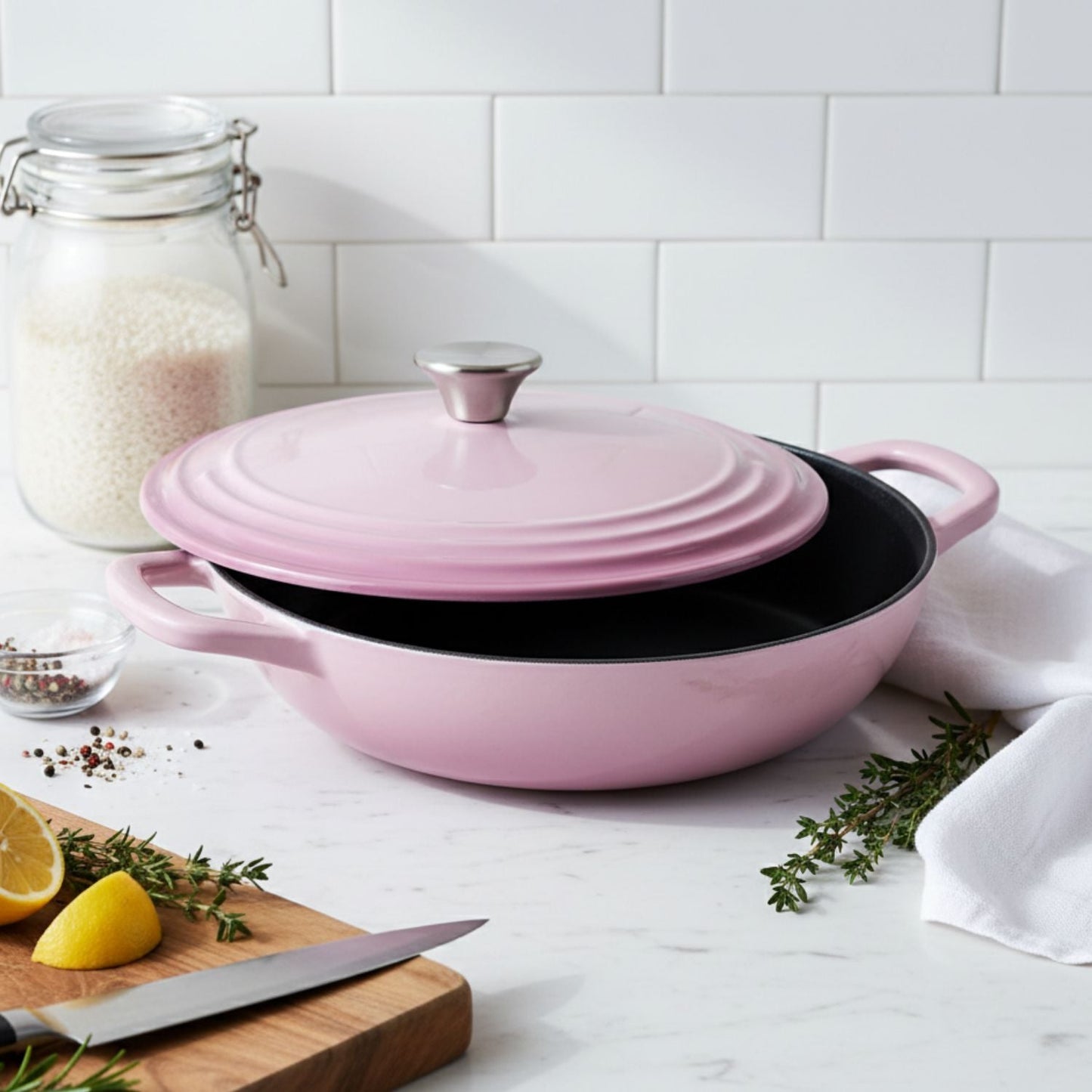 Enamelled Cast Iron Casserole Dish