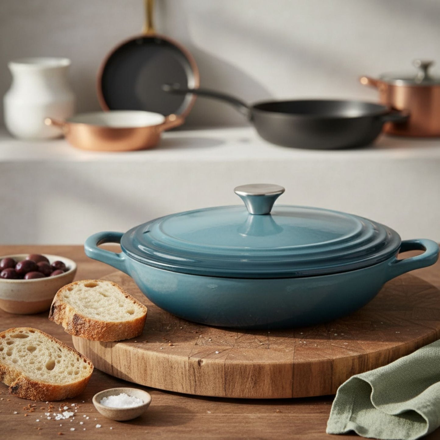 Enamelled Cast Iron Casserole Dish