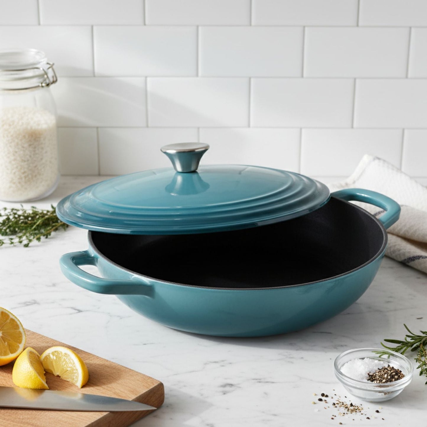 Enamelled Cast Iron Casserole Dish