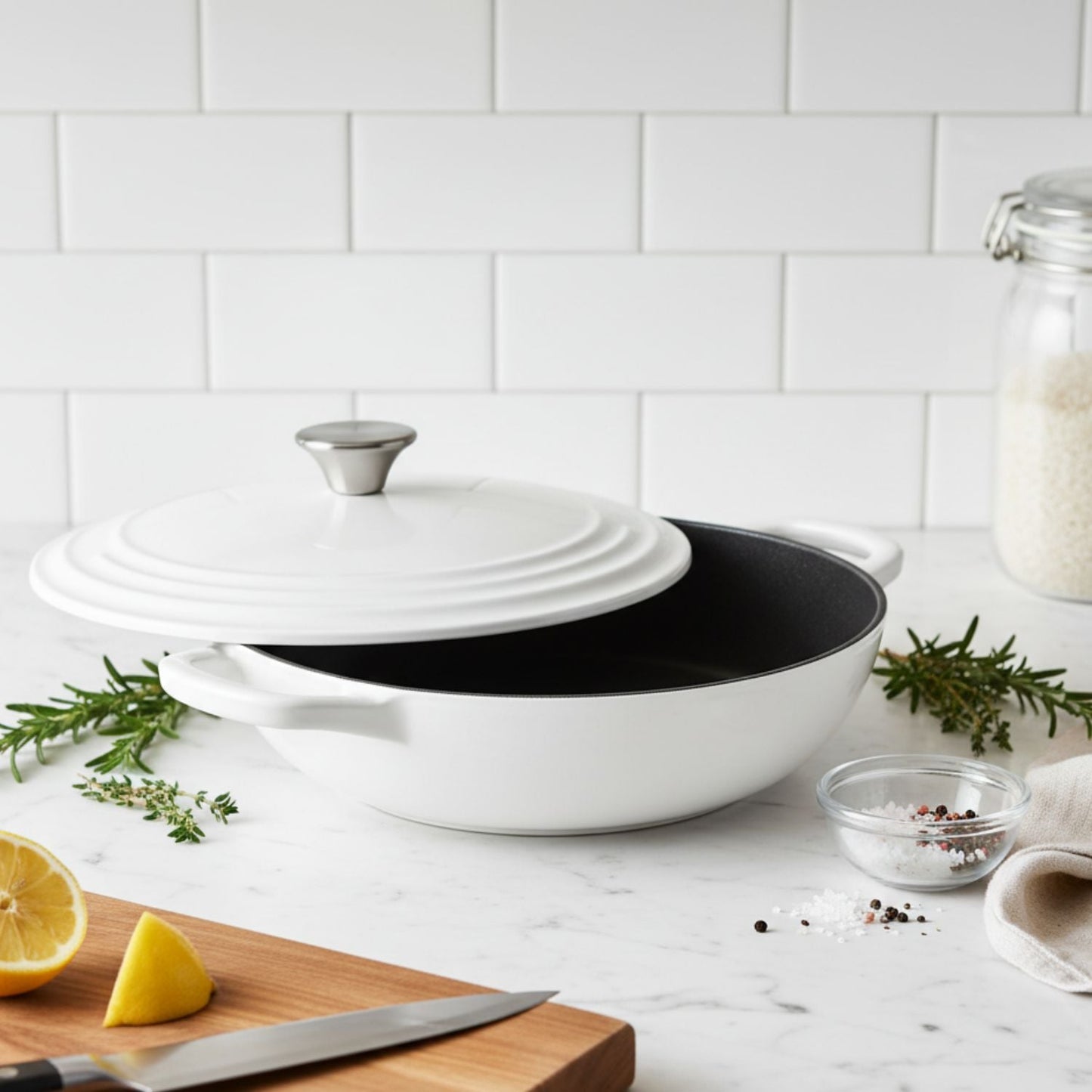 Enamelled Cast Iron Casserole Dish