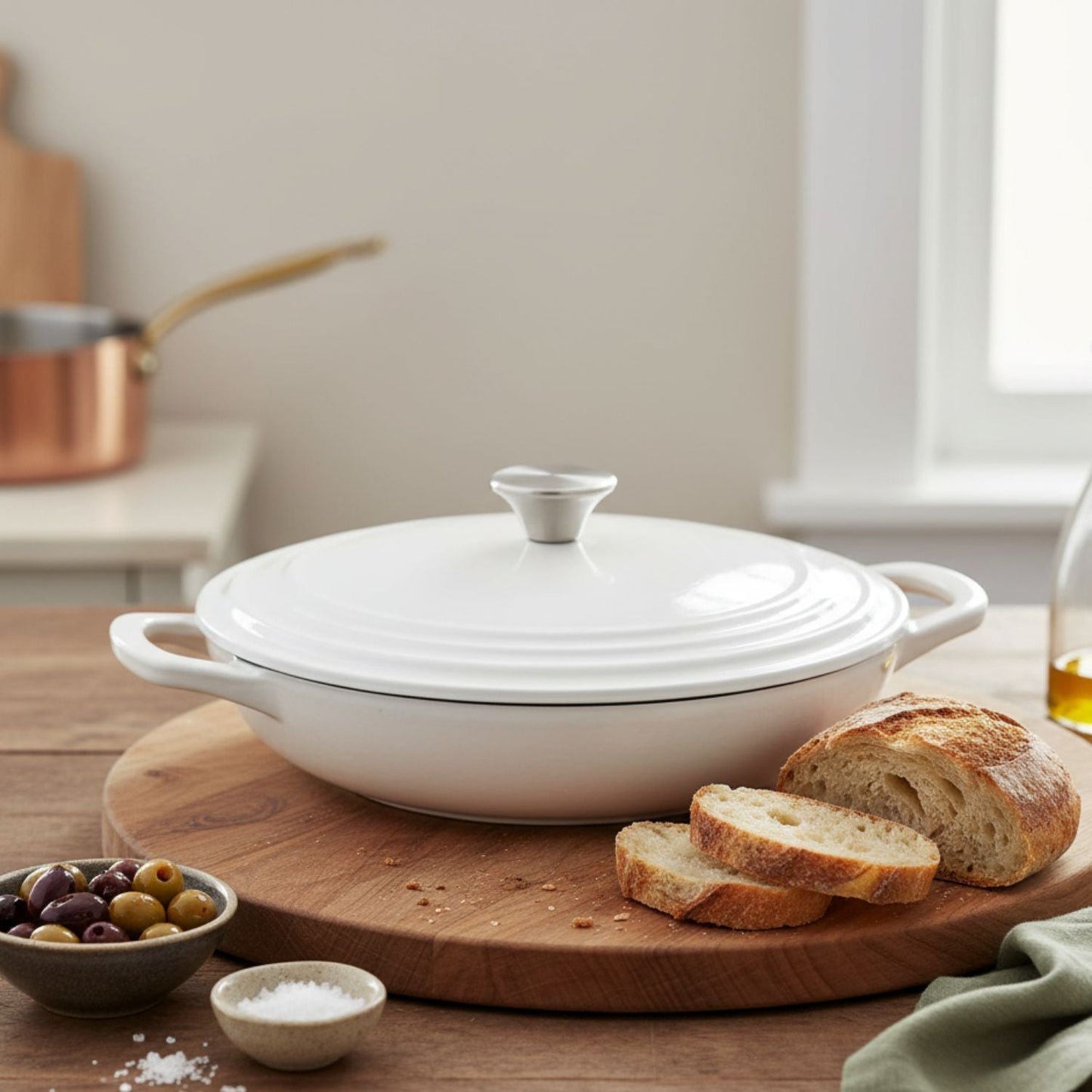 Enamelled Cast Iron Casserole Dish