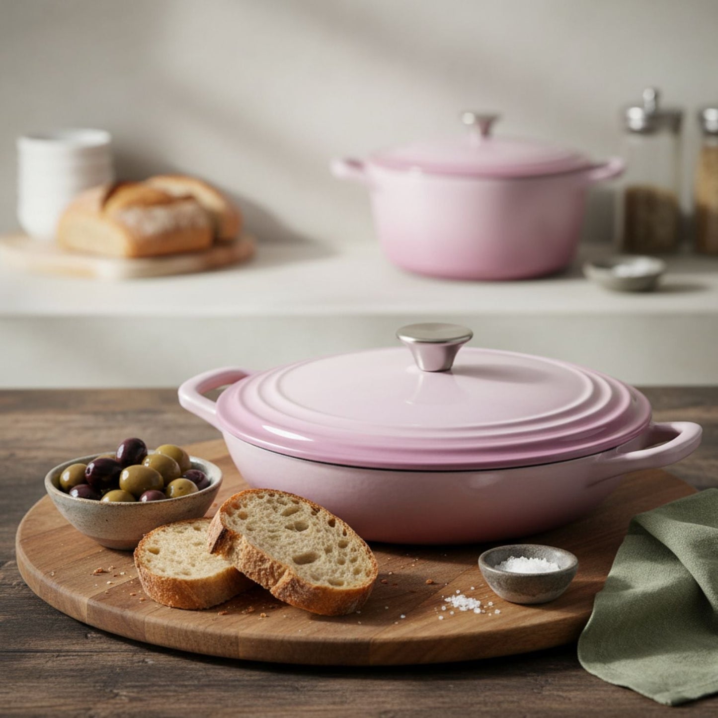 Enamelled Cast Iron Casserole Dish