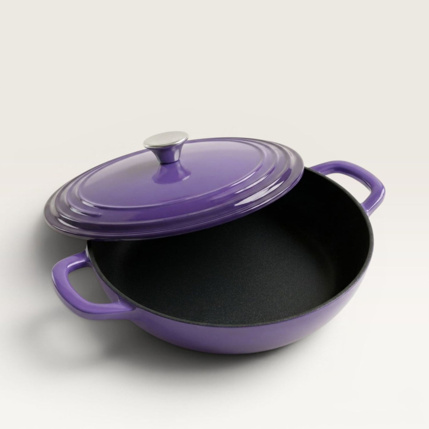 Enamelled Cast Iron Shallow Casserole