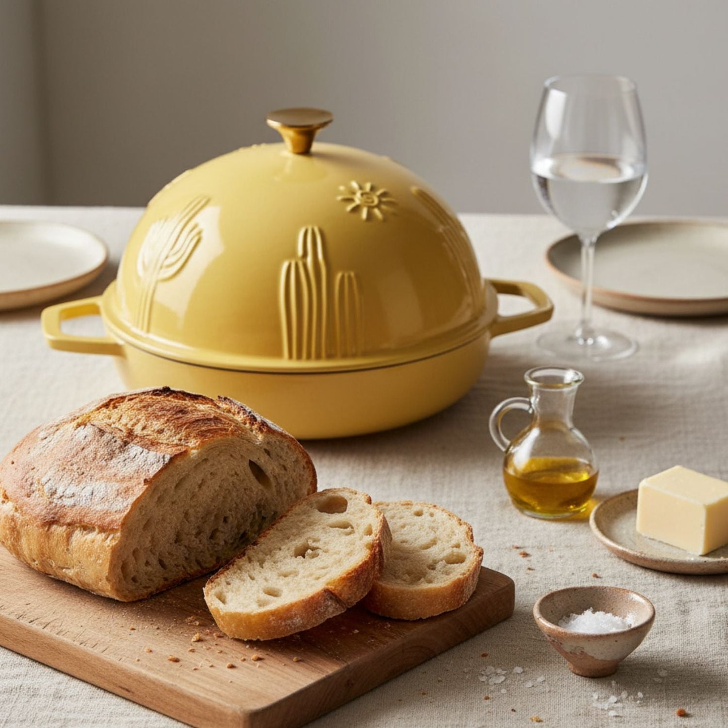 Enamelled Cast Iron Bread Oven for Sourdough
