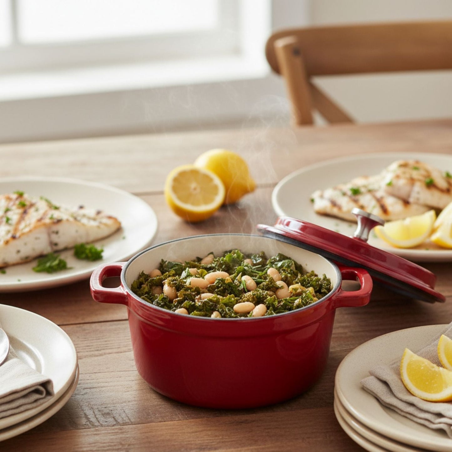 Mini Cast Iron Dutch Ovens, Set of 2