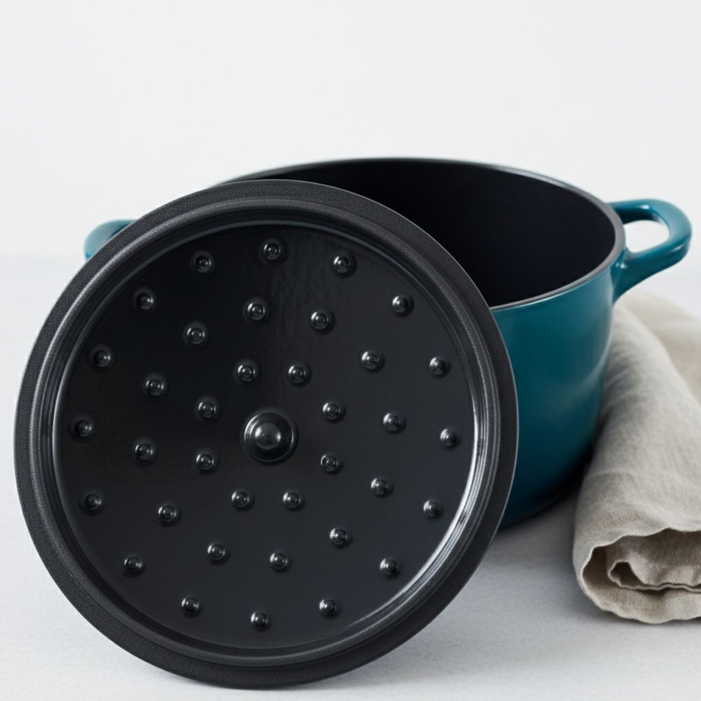 Enamelled Cast Iron Rice Pot