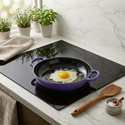 Enamelled Cast Iron Shallow Casserole