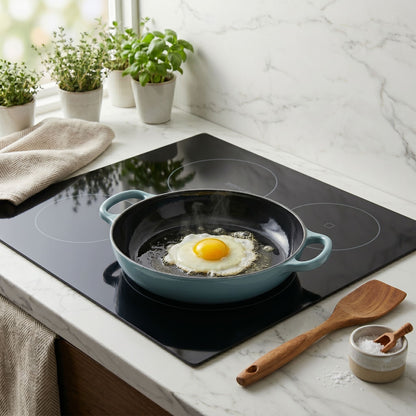 Enamelled Cast Iron Shallow Casserole