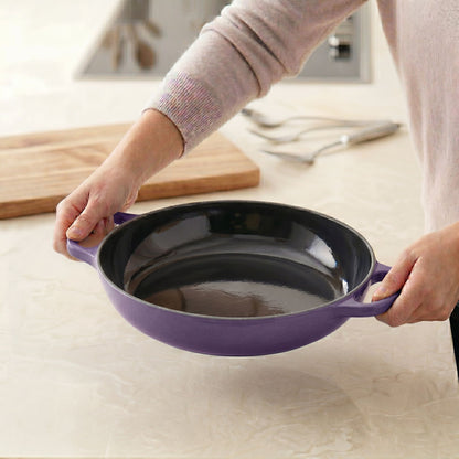 Enamelled Cast Iron Shallow Casserole