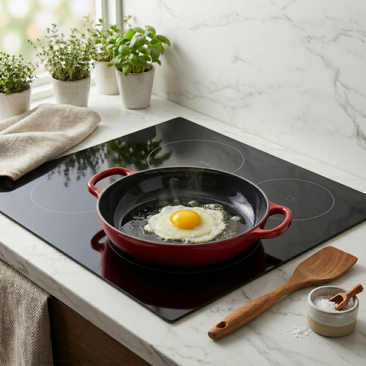 Enamelled Cast Iron Shallow Casserole