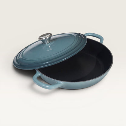 Enamelled Cast Iron Shallow Casserole