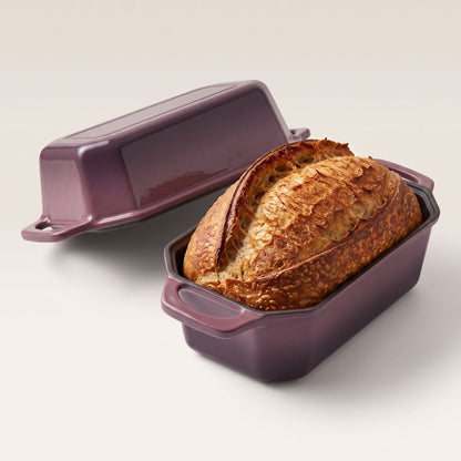 Enamelled Cast Iron Loaf Pan with Lid