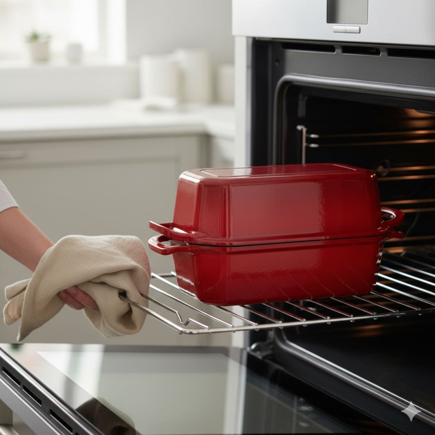 Enamelled Cast Iron Loaf Pan Set