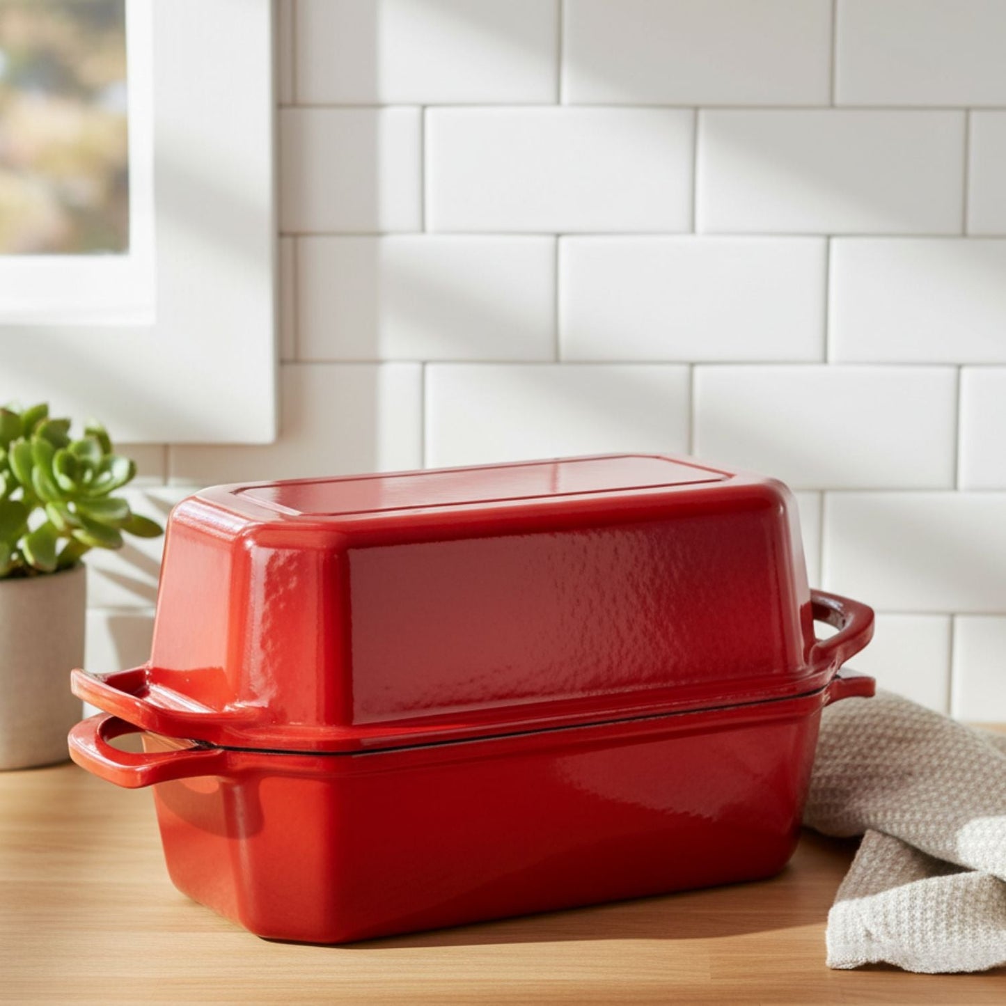 Enamelled Cast Iron Loaf Pan Set