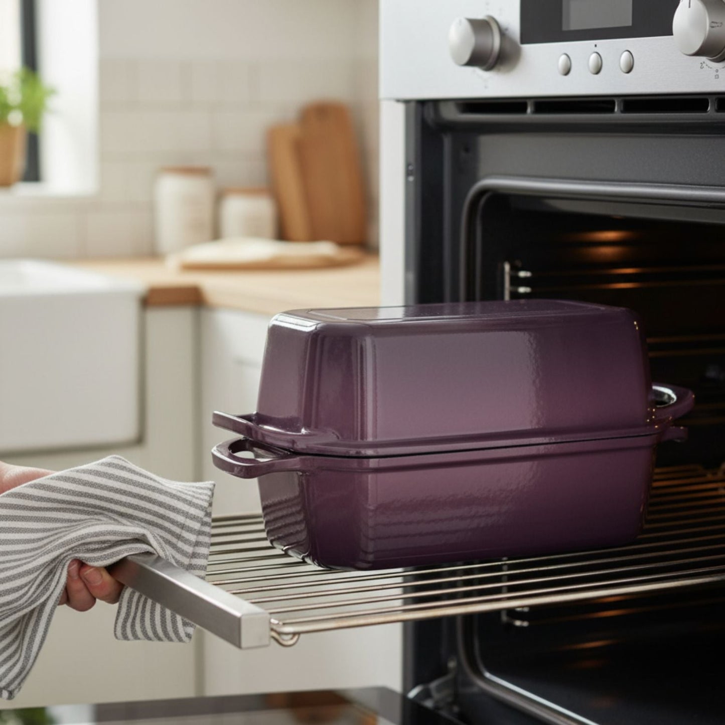 Enamelled Cast Iron Loaf Pan Set