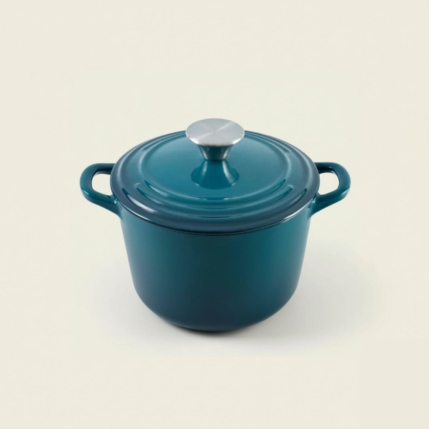 Enamelled Cast Iron Rice Pot