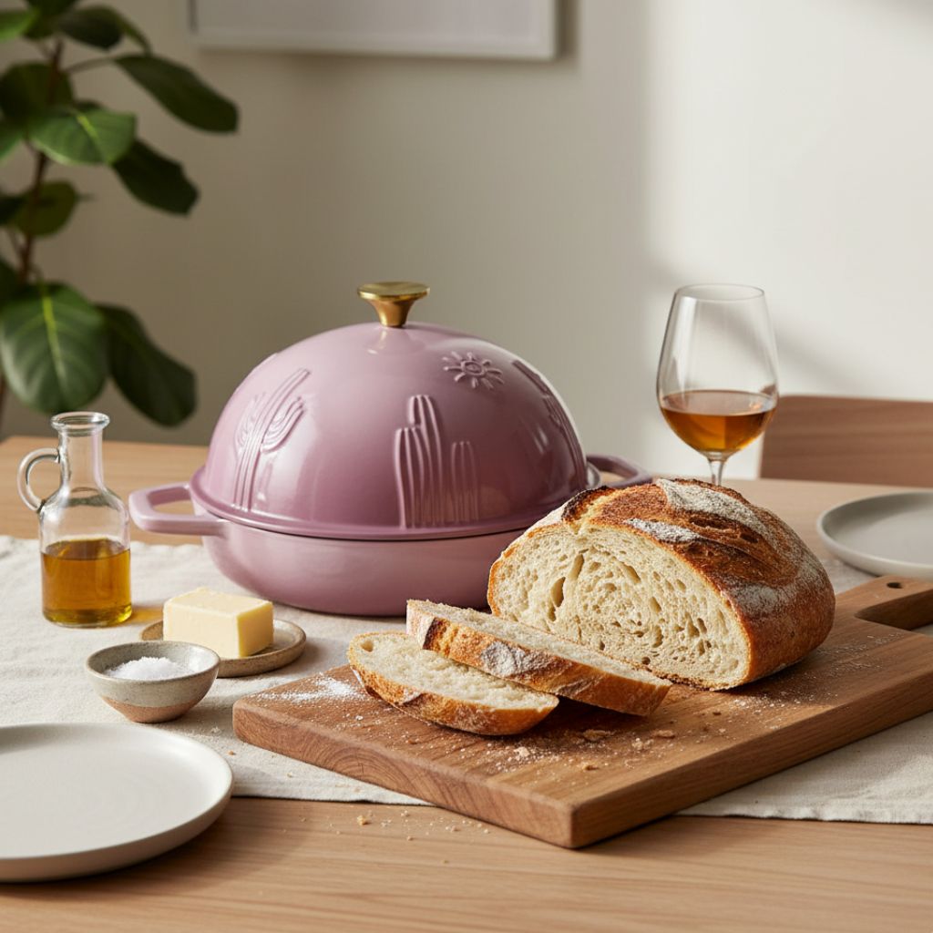 Enamelled Cast Iron Bread Oven for Sourdough
