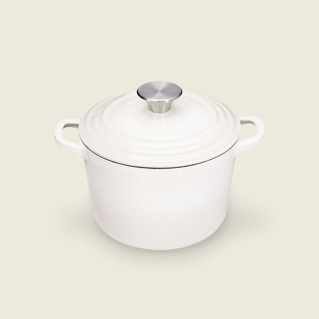 Enamelled Cast Iron Rice Pot