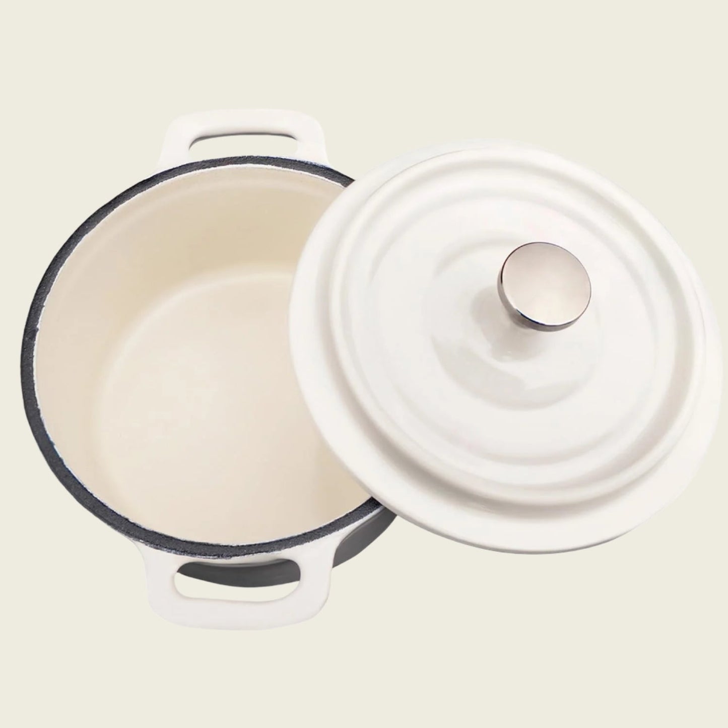 Mini Cast Iron Dutch Ovens, Set of 2